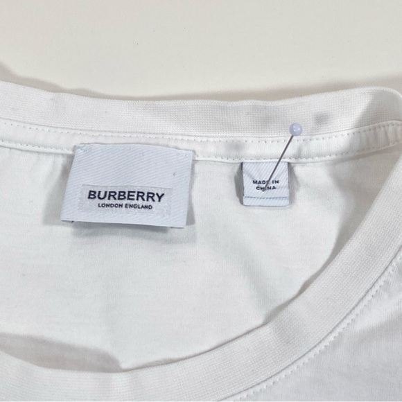 Burberry TB Monogram Embroidered Tshirt Size L - Picture 8 of 12